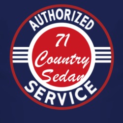 Authorized Service 1971 Country Sedan Dark T Shirt