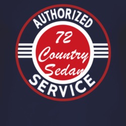 Authorized Service 1972 Country Sedan Dark T Shirt
