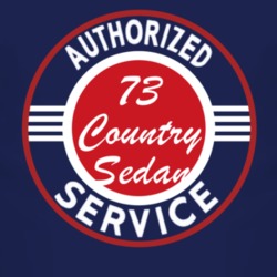 Authorized Service 1973 Country Sedan Dark T Shirt