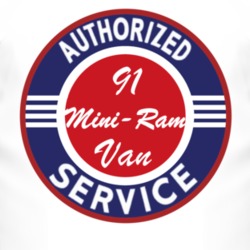 Authorized Service 1991 Dodge Mini-Ram Van T Shirt