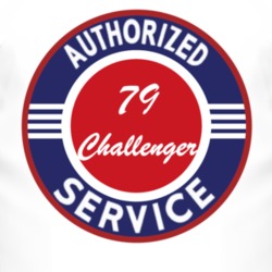 Authorized Service 1979 Dodge Challenger T Shirt