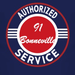 Authorized Service 1991 Pontiac Bonneville Dark T Shirt