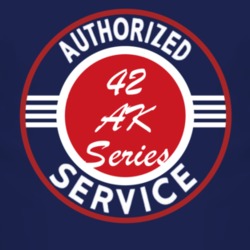 Authorized Service 1942 Chevy AK Series Dark T Shirt