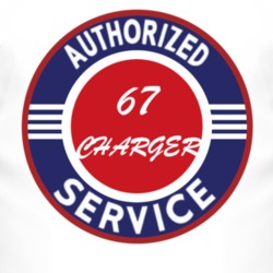 Authorized Service 1967 DODGE CHARGER T Shirt