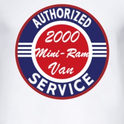 Authorized Service 2000 Dodge Mini-Ram Van T Shirt