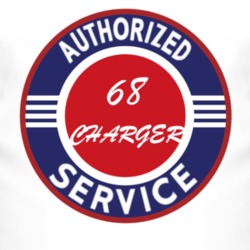 Authorized Service 1968 DODGE CHARGER T Shirt