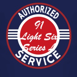 Authorized Service 1991 Chevy Light Six Series L Dark T Shirt