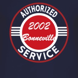Authorized Service 2002 Pontiac Bonneville Dark T Shirt