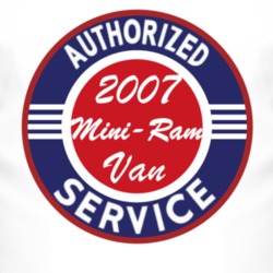 Authorized Service 2007 Dodge Mini-Ram Van T Shirt