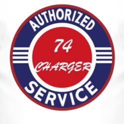 Authorized Service 1974 DODGE CHARGER T Shirt