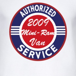 Authorized Service 2009 Dodge Mini-Ram Van T Shirt