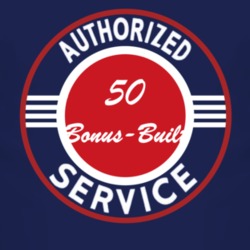 Authorized Service 1950 Bonus-Built Dark T Shirt