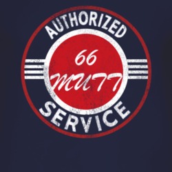 Authorized Service 1966 M151 MUTT Distressed Look Dark T Shirt