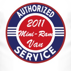 Authorized Service 2011 Dodge Mini-Ram Van T Shirt