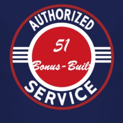 Authorized Service 1951 Bonus-Built Dark T Shirt