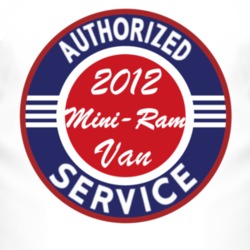 Authorized Service 2012 Dodge Mini-Ram Van T Shirt