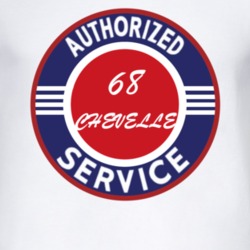Authorized Service 1968 CHEVY CHEVELLE T Shirt