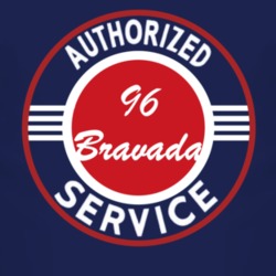 Authorized Service 1996 Oldsmobile Bravada Dark T Shirt