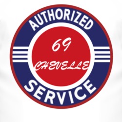 Authorized Service 1969 CHEVY CHEVELLE T Shirt