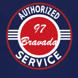 Authorized Service 1997 Oldsmobile Bravada Dark T Shirt