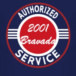 Authorized Service 2001 Oldsmobile Bravada Dark T Shirt