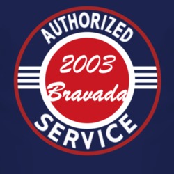 Authorized Service 2003 Oldsmobile Bravada Dark T Shirt