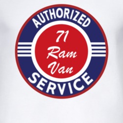 Authorized Service 1971 Dodge Ram Van T Shirt