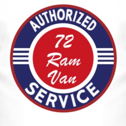 Authorized Service 1972 Dodge Ram Van T Shirt