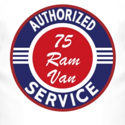 Authorized Service 1975 Dodge Ram Van T Shirt