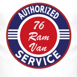 Authorized Service 1976 Dodge Ram Van T Shirt