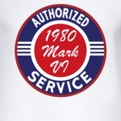 Authorized Service 1980 Lincoln Mark VI T Shirt