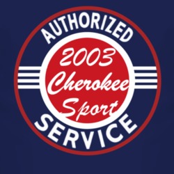 Authorized Service 2003 Grand Cherokee Sport Dark T Shirt