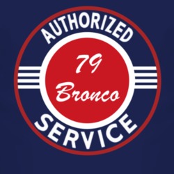 Authorized Service 1979 Bronco Dark T Shirt