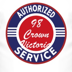 Authorized Service 1998 Crown Victoria T Shirt