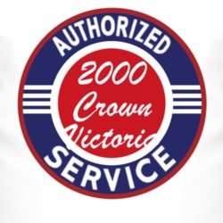 Authorized Service 2000 Crown Victoria T Shirt