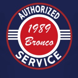 Authorized Service 1989 Bronco Dark T Shirt