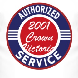 Authorized Service 2001 Crown Victoria T Shirt