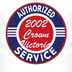 Authorized Service 2002 Crown Victoria T Shirt