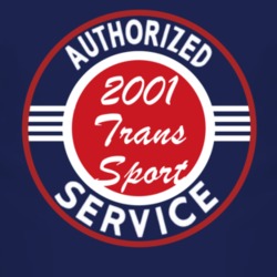Authorized Service 2001 Chevy Trans Sport Dark T Shirt