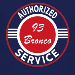 Authorized Service 1993 Bronco Dark T Shirt