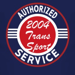 Authorized Service 2004 Chevy Trans Sport Dark T Shirt