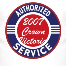 Authorized Service 2007 Crown Victoria T Shirt