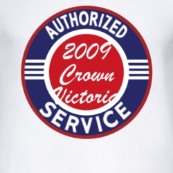 Authorized Service 2009 Crown Victoria T Shirt