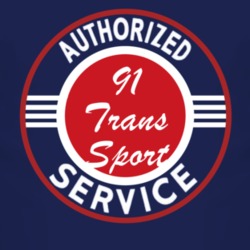 Authorized Service 1991 Pontiac Trans Sport Dark T Shirt