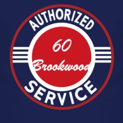 Authorized Service 1960 Chevy Brookwood Dark T Shirt