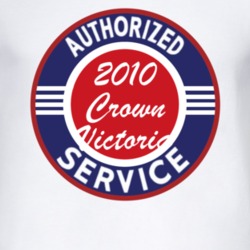 Authorized Service 2010 Crown Victoria T Shirt