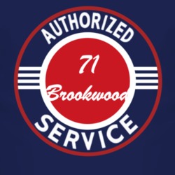 Authorized Service 1971 Chevy Brookwood Dark T Shirt