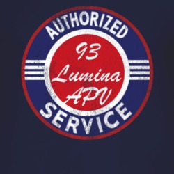 Authorized Service 1993 Chevy Lumina APV Distressed Look Dark T Shirt