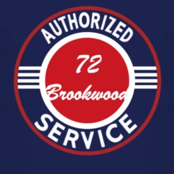 Authorized Service 1972 Chevy Brookwood Dark T Shirt