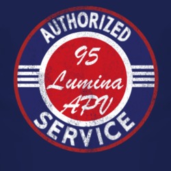 Authorized Service 1995 Chevy Lumina APV Distressed Look Dark T Shirt